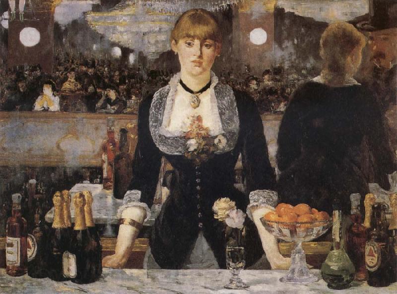 Edouard Manet A Bar at the Folies Bergere Spain oil painting art